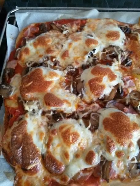 RECIPE MAIN IMAGE pizza jambon  champignon mozzarella